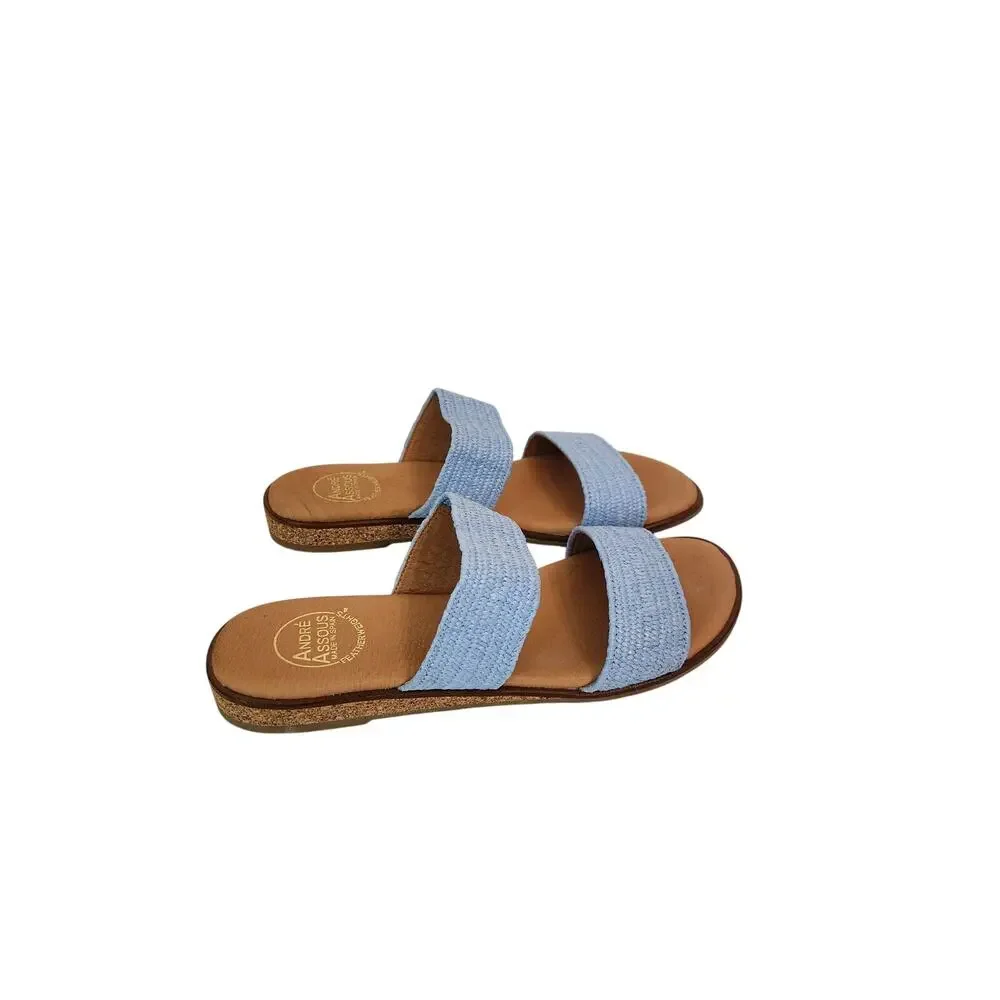 New Galia Stretch Raffia Featherweights Sandal Light 40/9.5 US